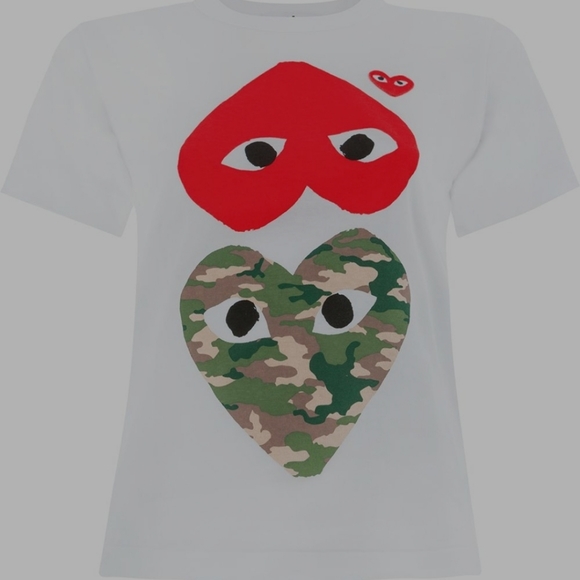 Comme des Garçons PLAY M shirt - Picture 1 of 3